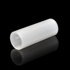 Translucent BAMFF 18650 battery sleeve on black