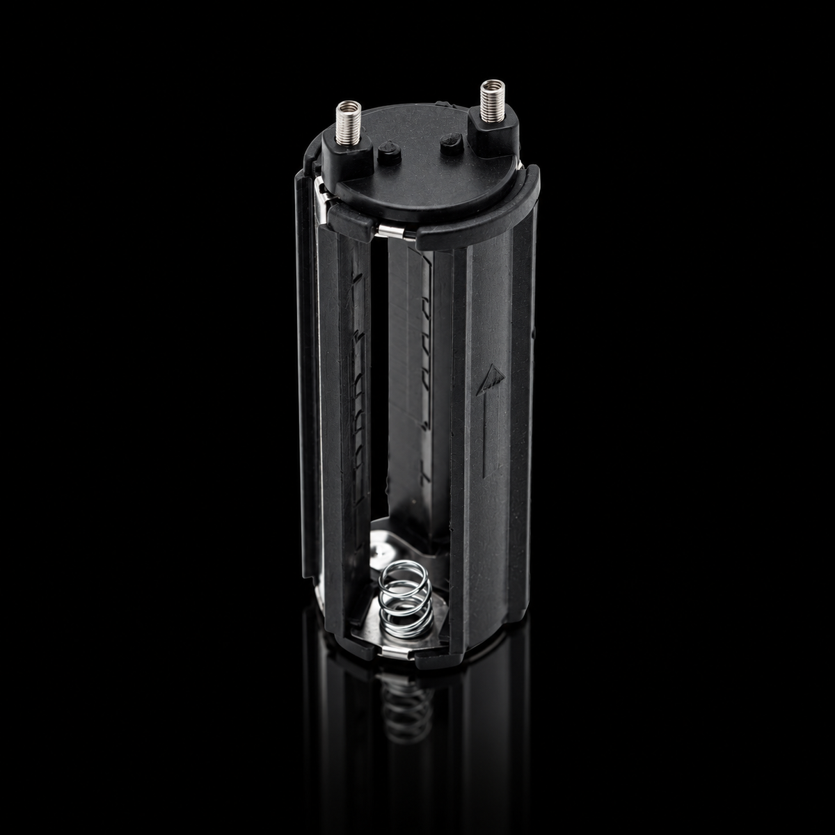 BAMFF AAA battery holder on black