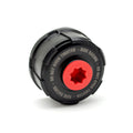 Black and red EZ Jug Replacement Cap with 'Risk Racing' text on a white background