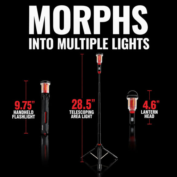FLi-MORPHE 28" Telescoping Lantern & Flashlight