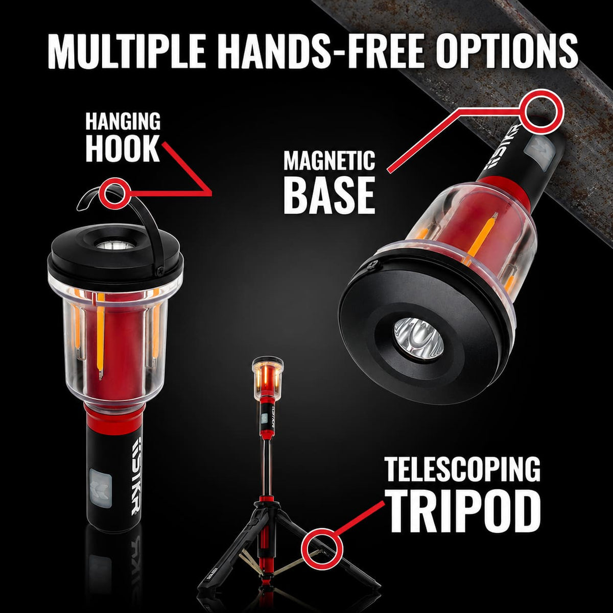 FLi-MORPHE 28" Telescoping Lantern & Flashlight