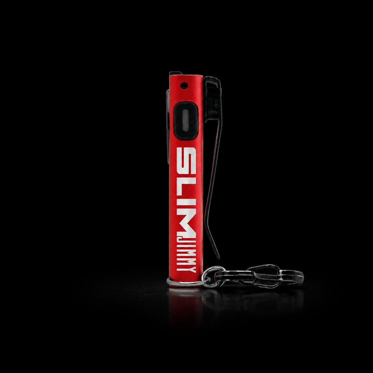 SlimJimmy Ultra-Bright Keychain Light - Red - Side