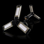 TRi-Mobile Area Work Light - Rechargeable Shoplight with Triple Pivoting LED Light Heads by STKR Concepts - led panels facing forward 